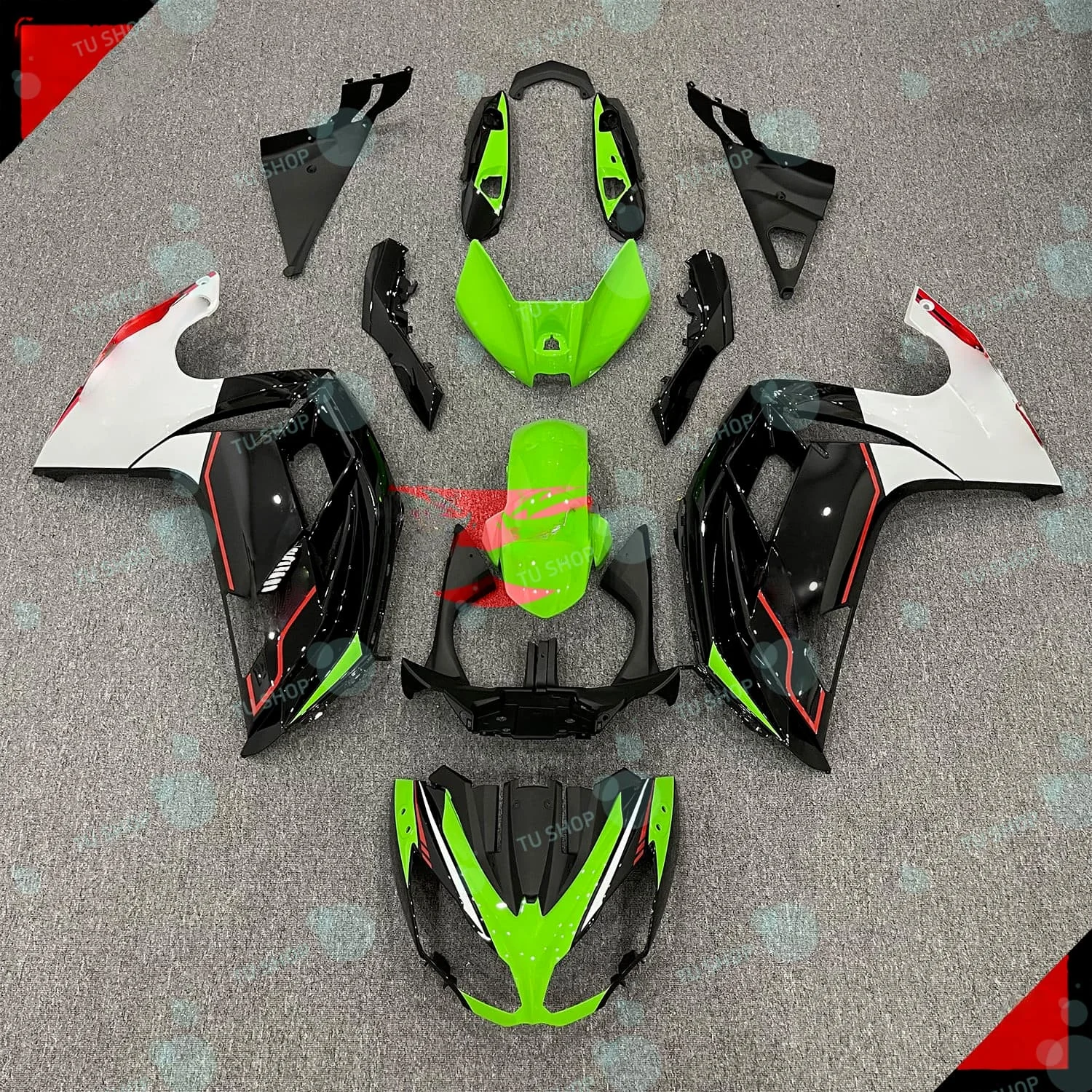 Suitable for Kawasaki Ninja 650 ER6F 12-15 2016 full body shell ABSKRT customized motorcycle fairing