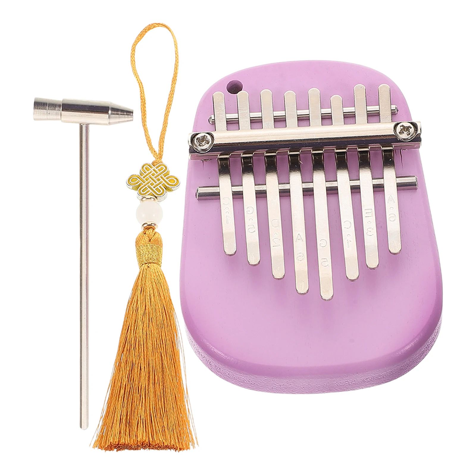 

Thumb Kalimba Wooden Finger Instrument 8 Keys Piano for Beginner Beginners Pocket