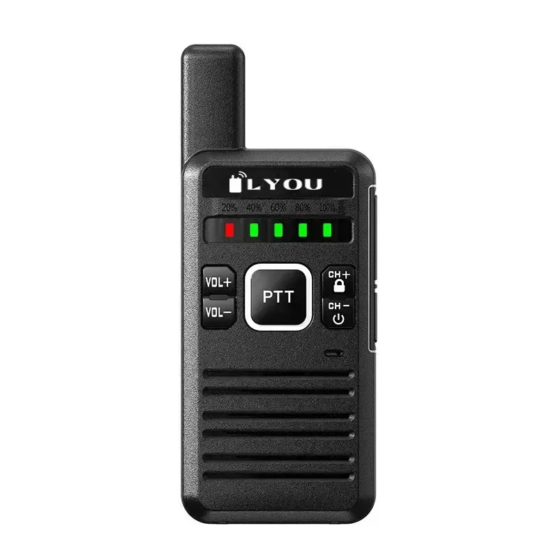 High Power Mini Walkie Talkie 3-5KM Two Way Radio for Hotel Outdoor Construction Sites