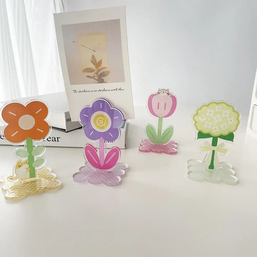フラワーシェイプ漫画メモホルダー、デスクペーパークリップ、装飾用クリップタイプ、ホームオフィススタンドを整理