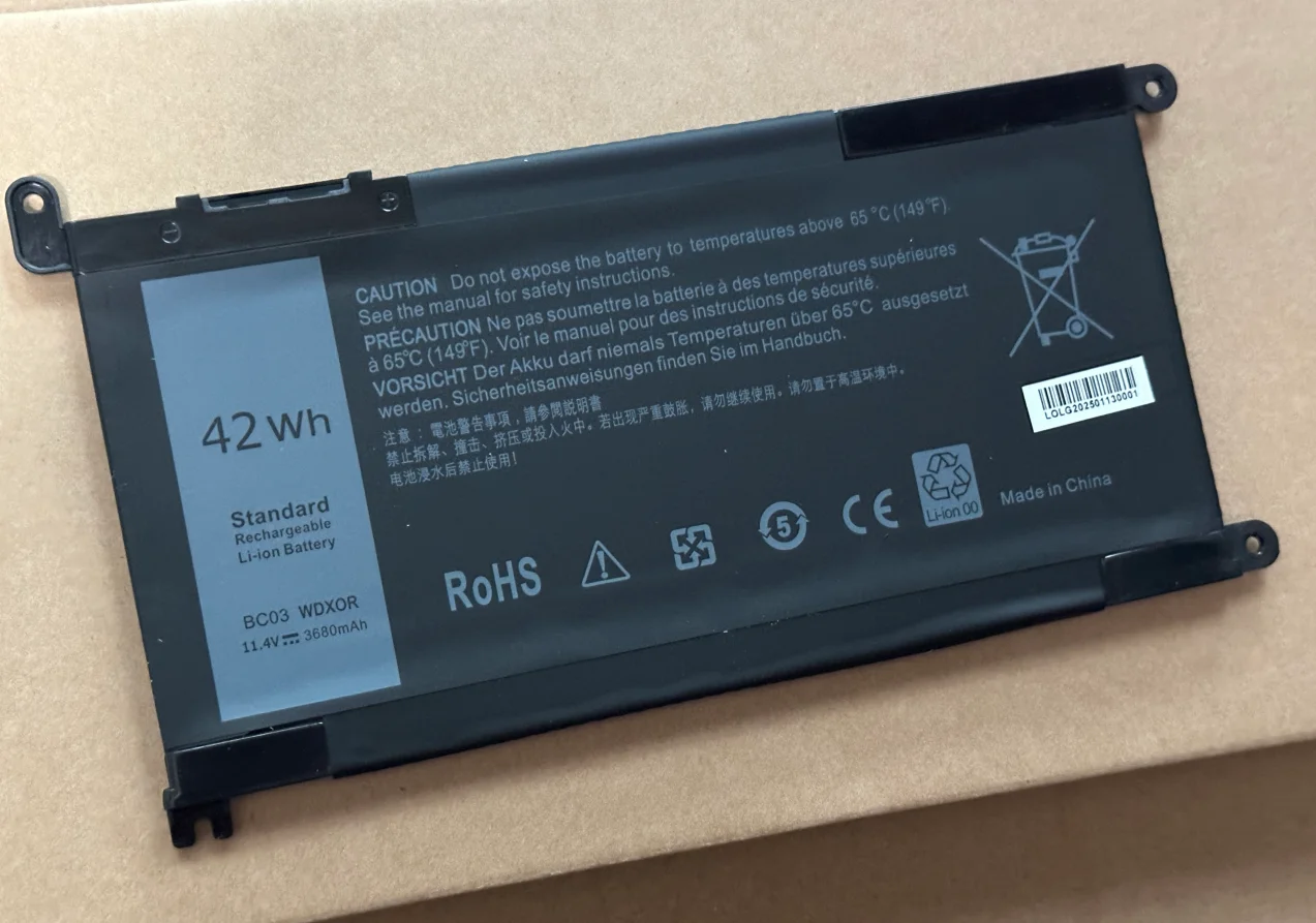 

Аккумулятор WDXOR WDX0R 11,4 В, 42 Втч для Dell Inspiron 13 14 15 17 5000 7000 P69G001 5378 5379 5770 5570 P69G Vostro 5471