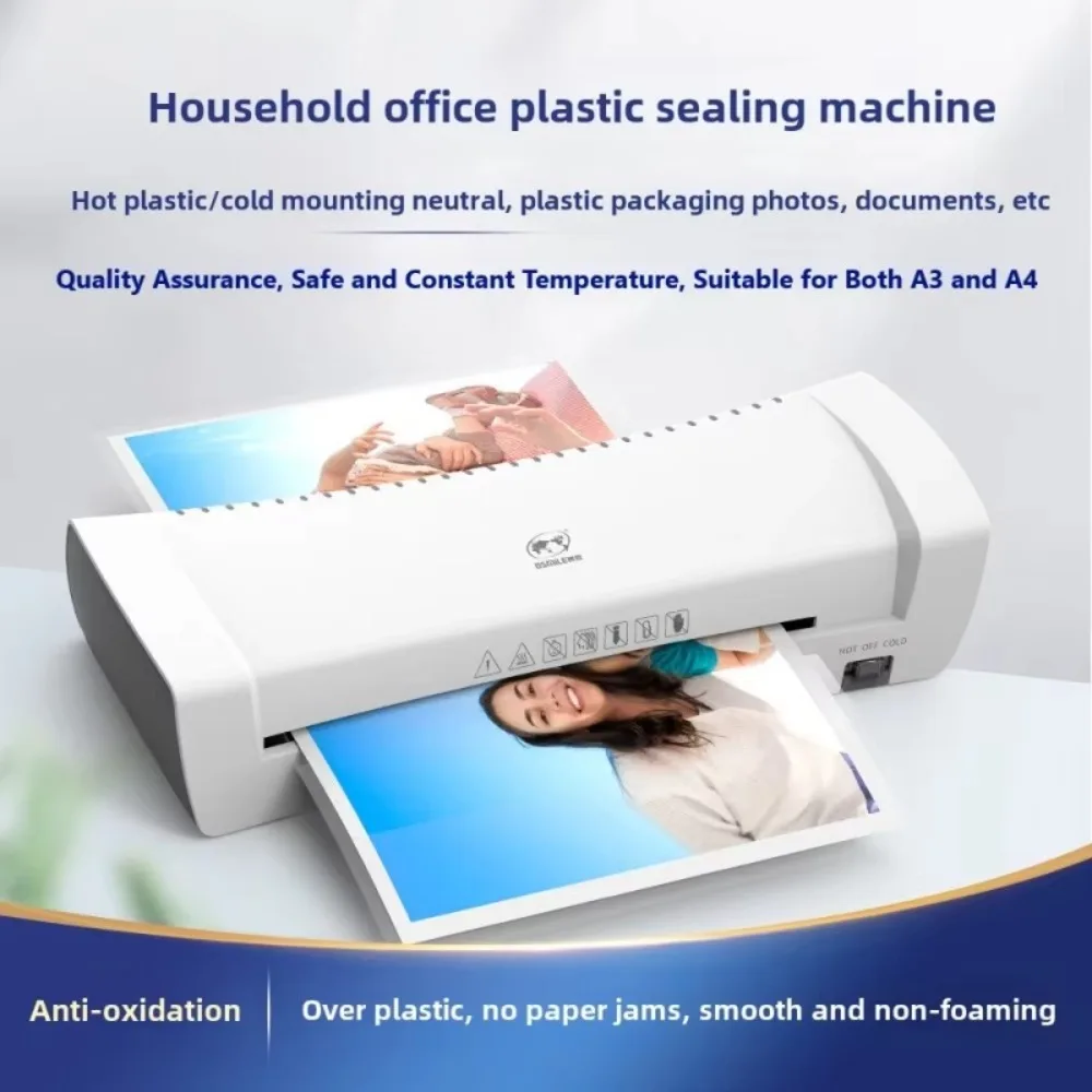 A4 Format Laminator Machine Portable Compact Mini Photo Laminating Machine Efficient Office Document Laminating Machine