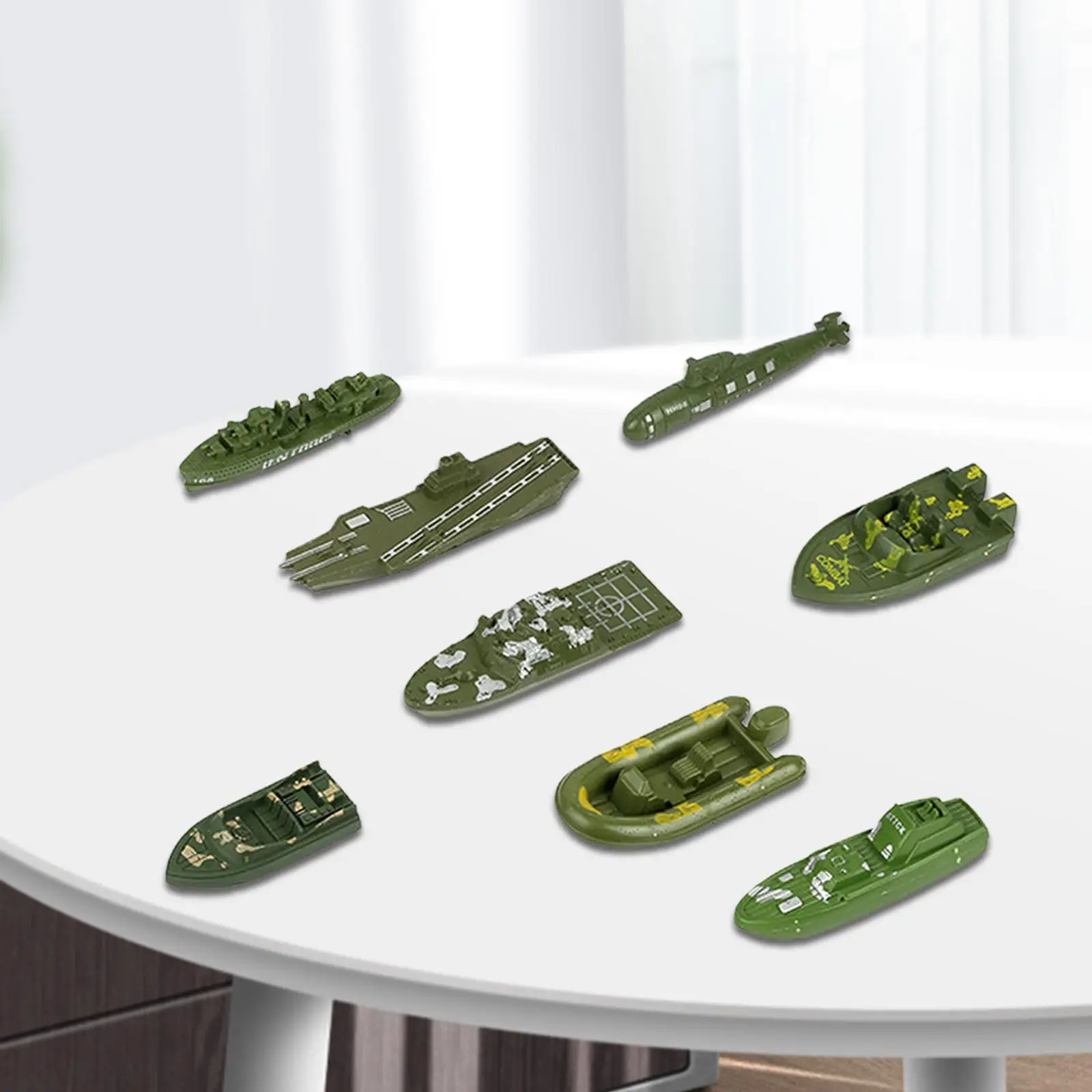 8x 海軍艦船プレイセット ボート軍艦おもちゃ プレイセット ギフト パーティー記念品 子供用