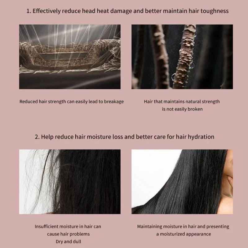 Tinsol 6 in1 قابل للفصل مع مجفف ضربة مرفق مشط مع مشط لأنماط ضخمة - تحقيق نتائج مثل الصالونات في المنزل