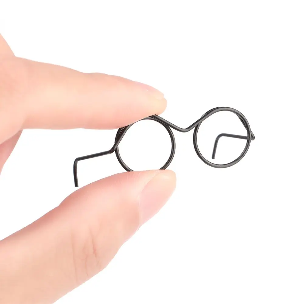 5PCS Retro Doll Glasses Round Frame Lensless For Doll Fashion Doll Accessories
