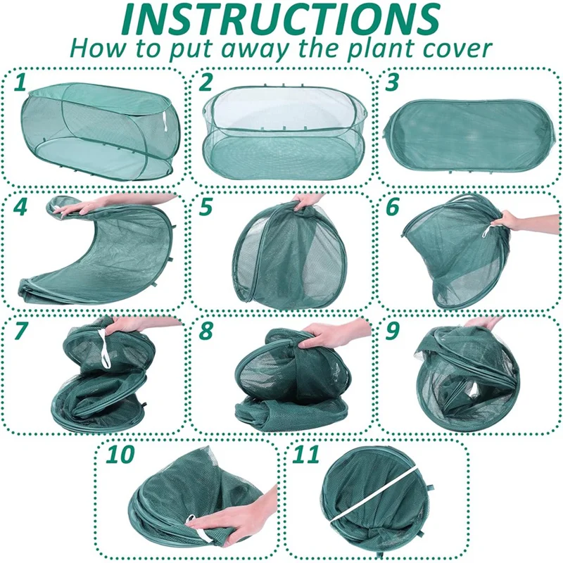 

【Price-Drop!】Mesh Netting Covers Net Cage Guard Protector For Protecting Plant Vegetable Fruit Flowers Seedlings Herbs -Up Se