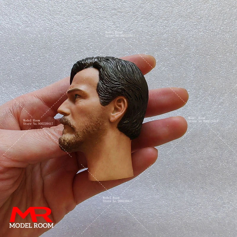 1/6 مقياس إيوان مكجريجور رئيس نحت نموذج بولي كلوريد الفينيل ذكر رئيس نحت نموذج صالح 12 "الجندي عمل الشكل دمى الجسم #5