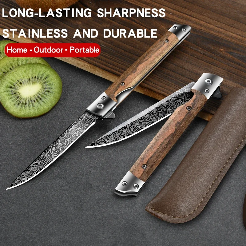 Multi-function Folding knife Outdoor High Hardness Mini Knife Portable Pocket knife Fruit Knife Sharp EDC tool