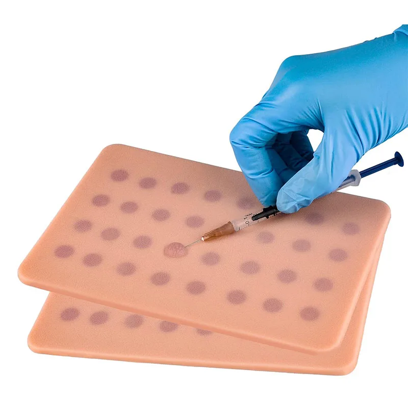 Intradermal Injection Training Pad with 32 Injection Spots Skin Test Module Subcutaneous Practice Pad