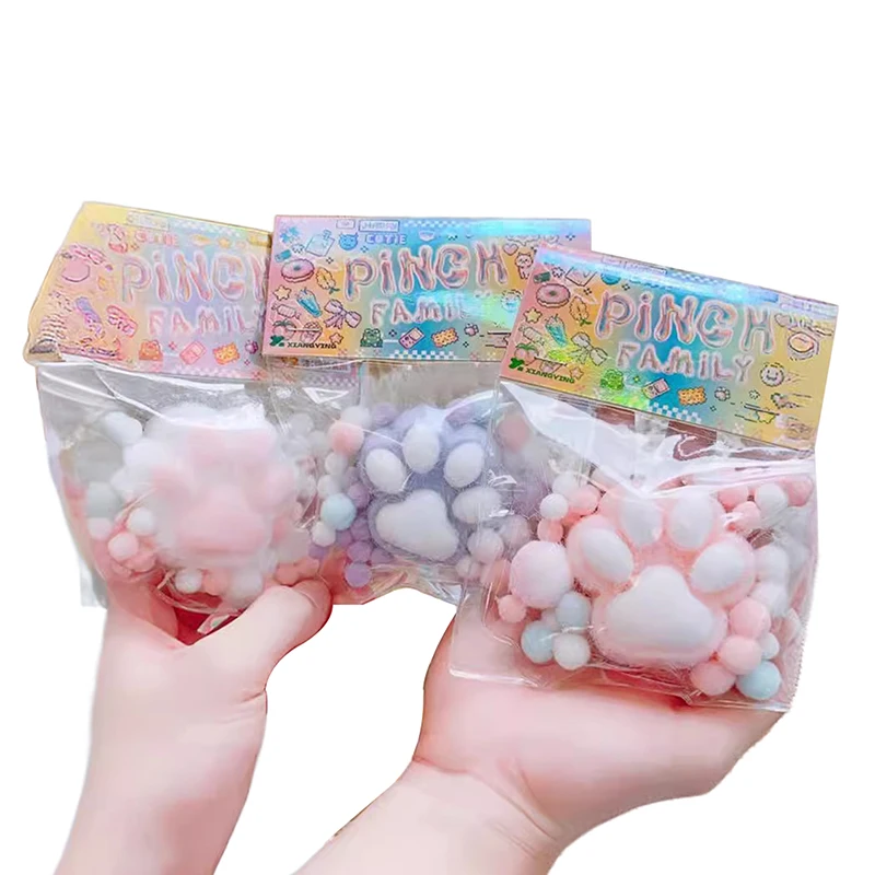 جديد الكرتون Kawaii القط باو ضغط اللعب انتعاش بطيء الضغط لعبة تقليل الضغط الضغط الاطفال لعبة للأطفال لعبة الحسية #5