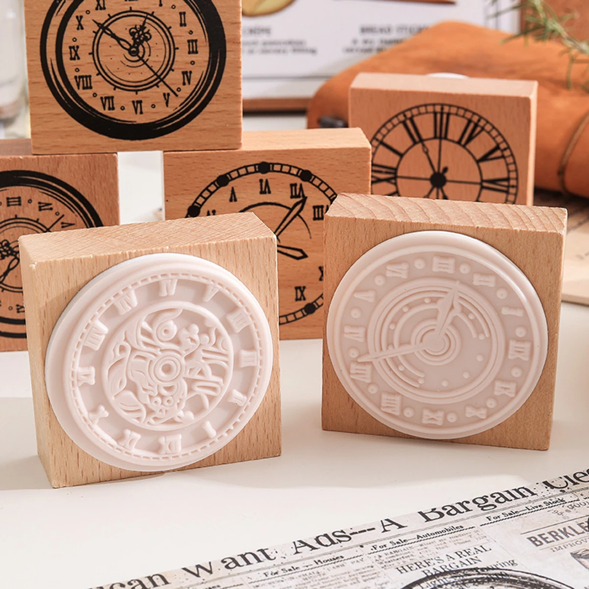 Timbro in Legno con Motivo Oro - Scrapbooking recensione e prezzo