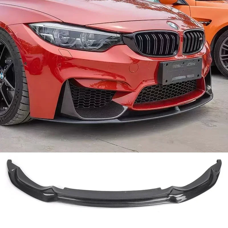 

Car Carbon front bumper Lip body Kit Chin apron lower Splitter Varis Style Car accessories for BMW F80 M3 F82 F83 M4 2014-2020