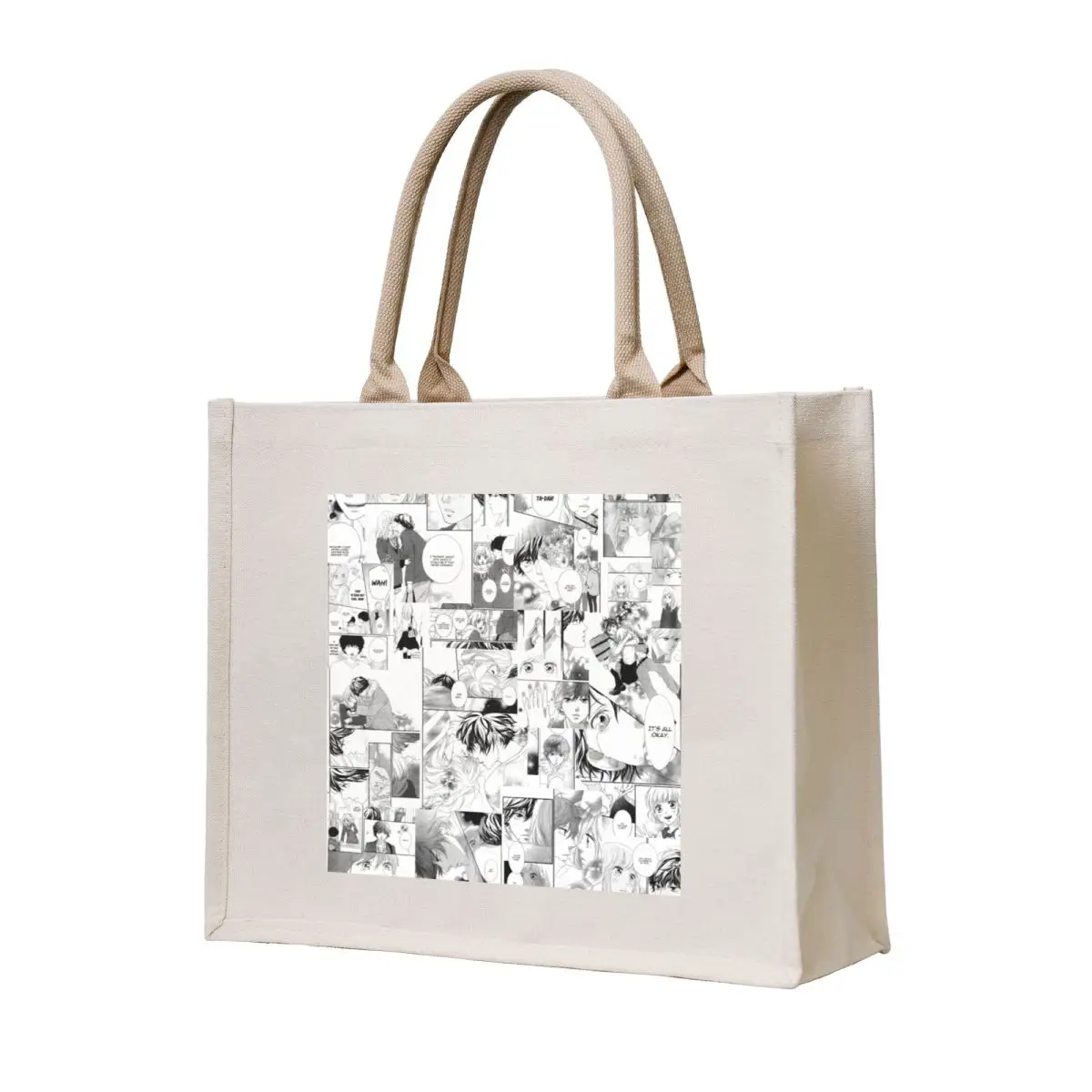 

Blue spring ride collage Tote Bag canvas tote bag hand bag ladies Women's tote bags luxury women