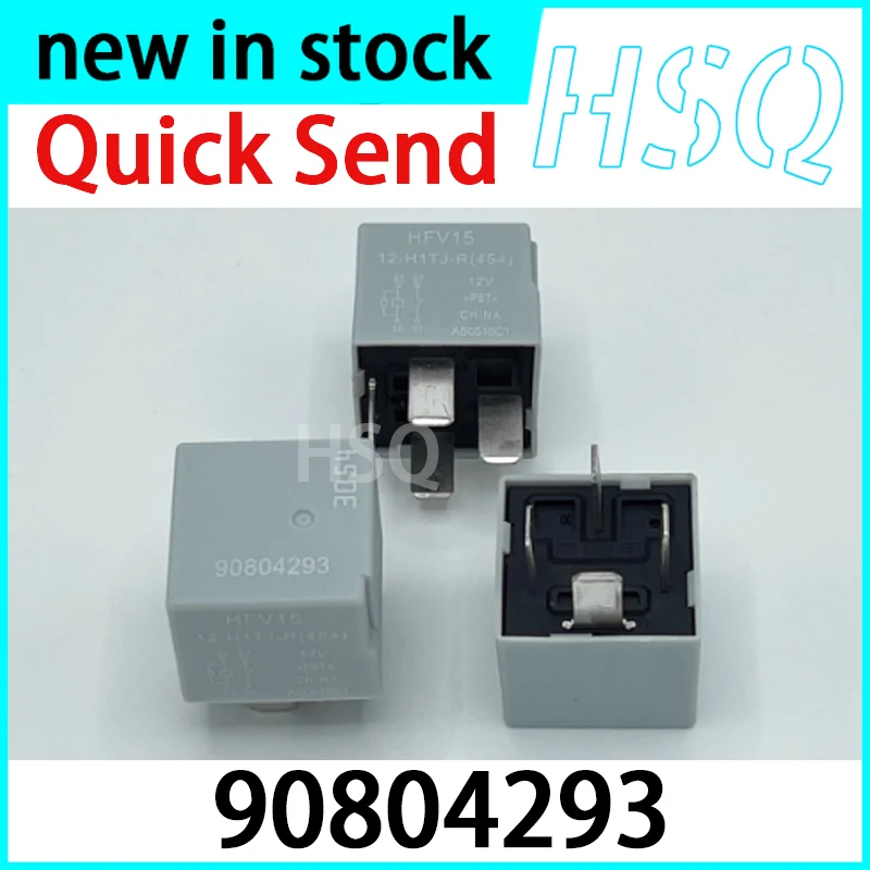 2PCS New 90804293 4-pin 12V HFV15 12-H1TJ-R (454) Automotive Relay