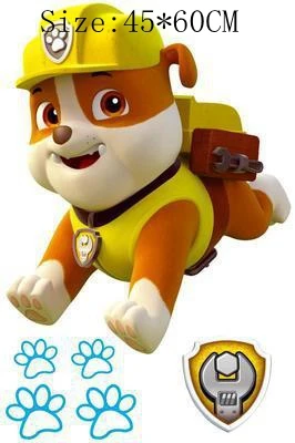 Heiße Paw Patrol Wandaufkleber für Kinder, Jungen, Mädchen, Wohnzimmer, moderne Heimdekoration, Zubehör, PVC, abnehmbares Papier, DIY-Dekoration – Detail 13