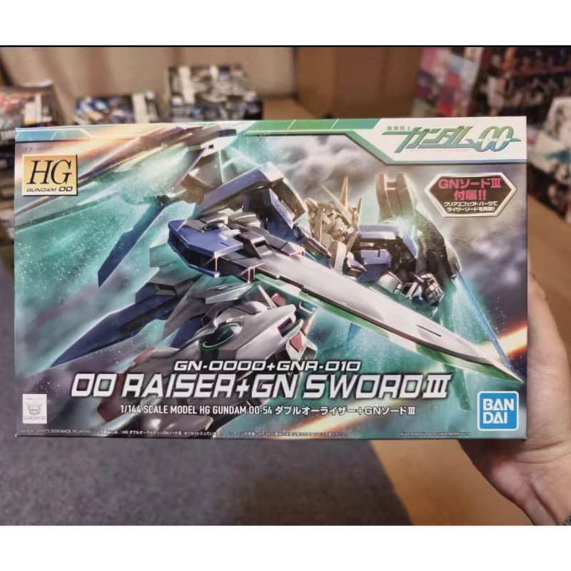 

В наличии Bandai Original HG 1/144 00R GN Kensan Gundam Сборка Модель Коллекция Праздничные Подарки Украшения Меха Фигурки