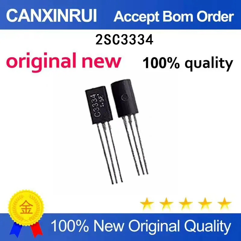 (5-100 Pieces)New 2SC3334 C3334 low-power transistor package TO-92L direct insertion spot chip IC