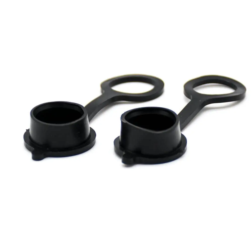 GX12 Waterproof Dust Cover Cap, 12mm Aviation Connector Protector, Rubber Sealing Plug (10-Pack)