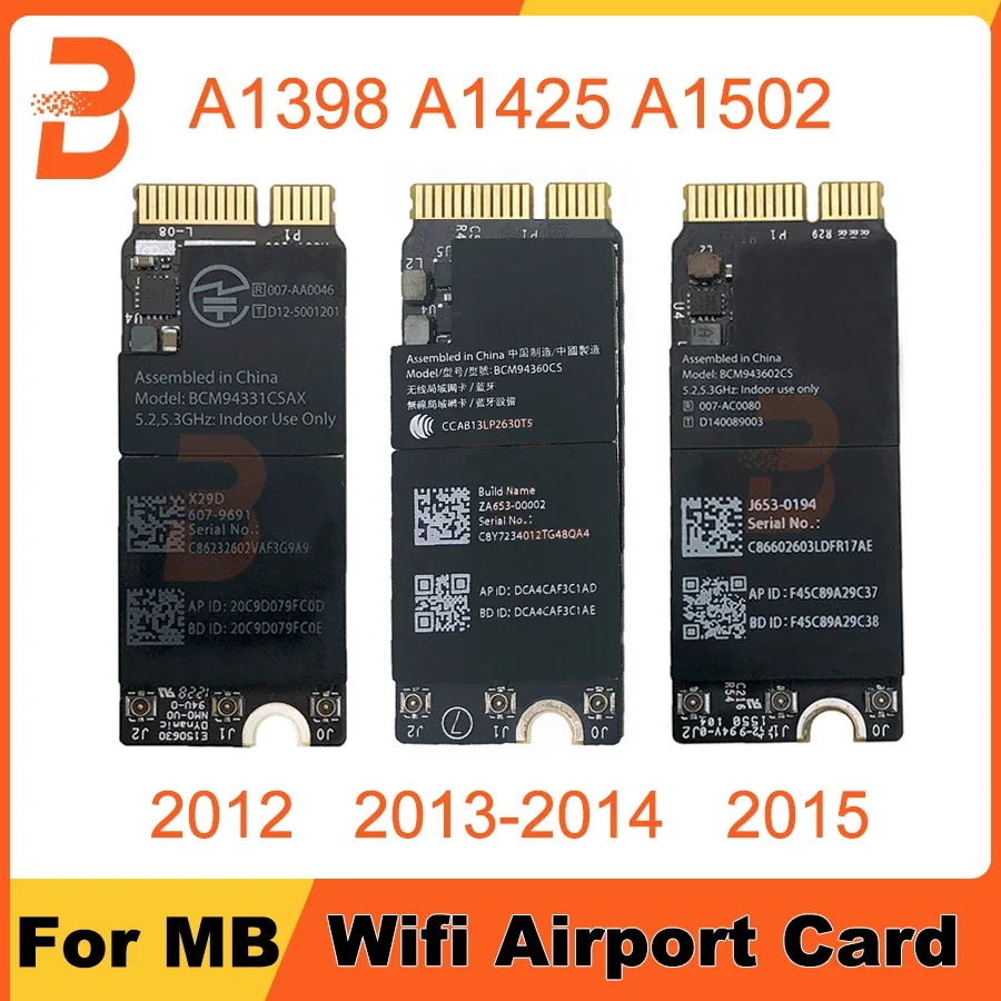 Original Wifi Airport Card For Macbook Pro Retina 13