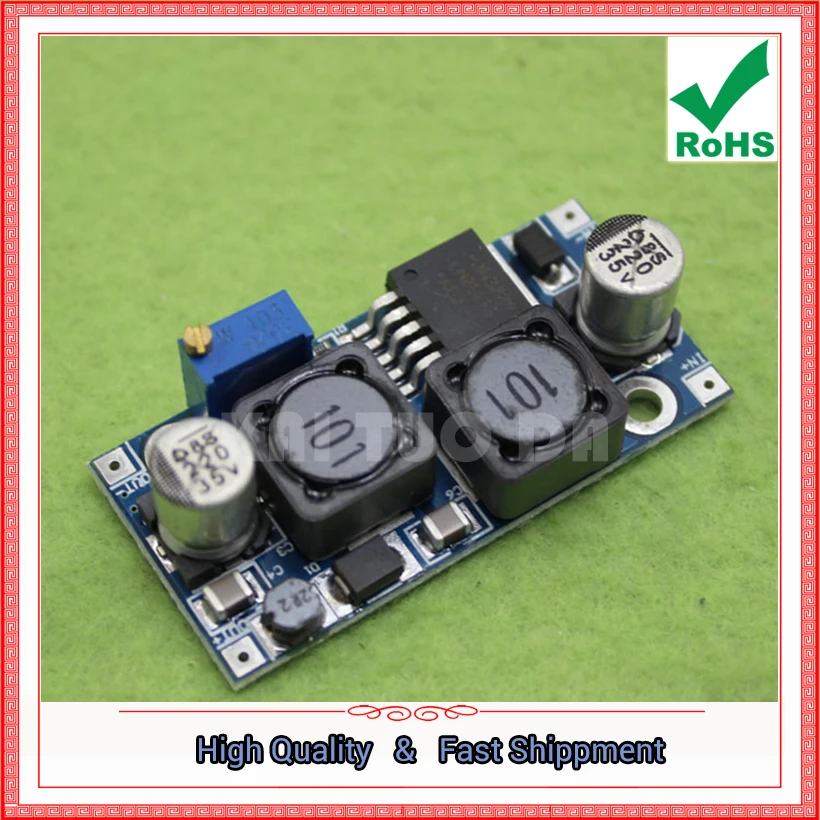 Blue Board DC Step Up Booster Automatic Boost Module Solar Power Supply Board 3V-35V TO 1.2V-30V LM2577 Module Converter