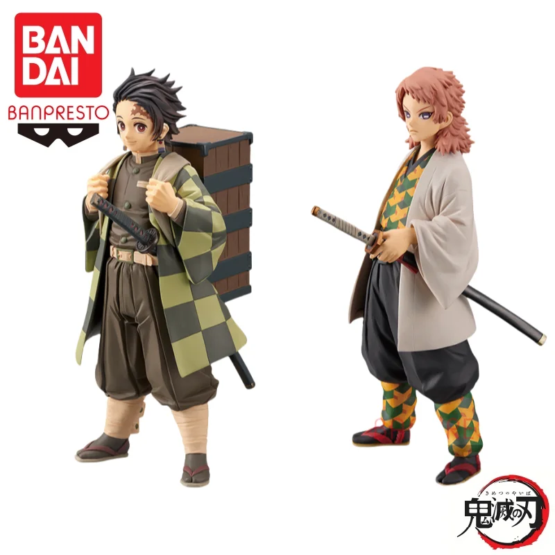 In Stock Bandai Original Banpresto Demon Slayer 19 Kamado Tanjirou Sabito Action Figure Model Doll Brand New Boxed