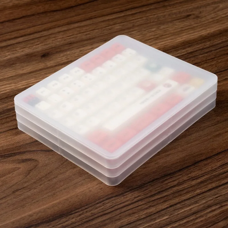 Transparent Keycap Storage Display Box Cover, Dustproof Stackable Desktop Display Case Cherry XDA OEM Keycaps  ABS Multi-Layer