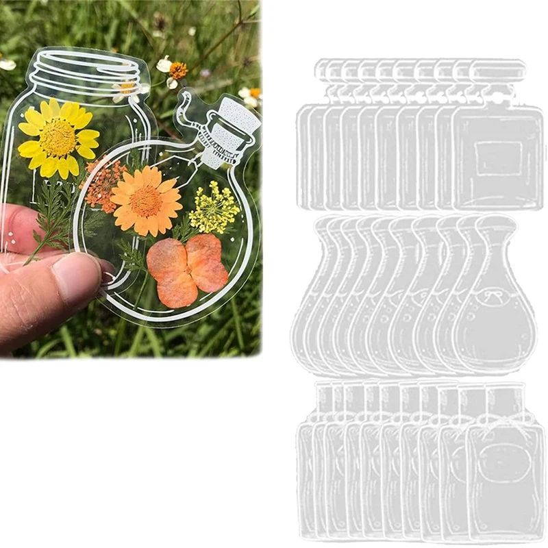 Dried Flower Bookmark Bottle,Transparent Dried Flower Bookmarks,DIY Dried Flower Bookmark,Fit Female Child Graduation