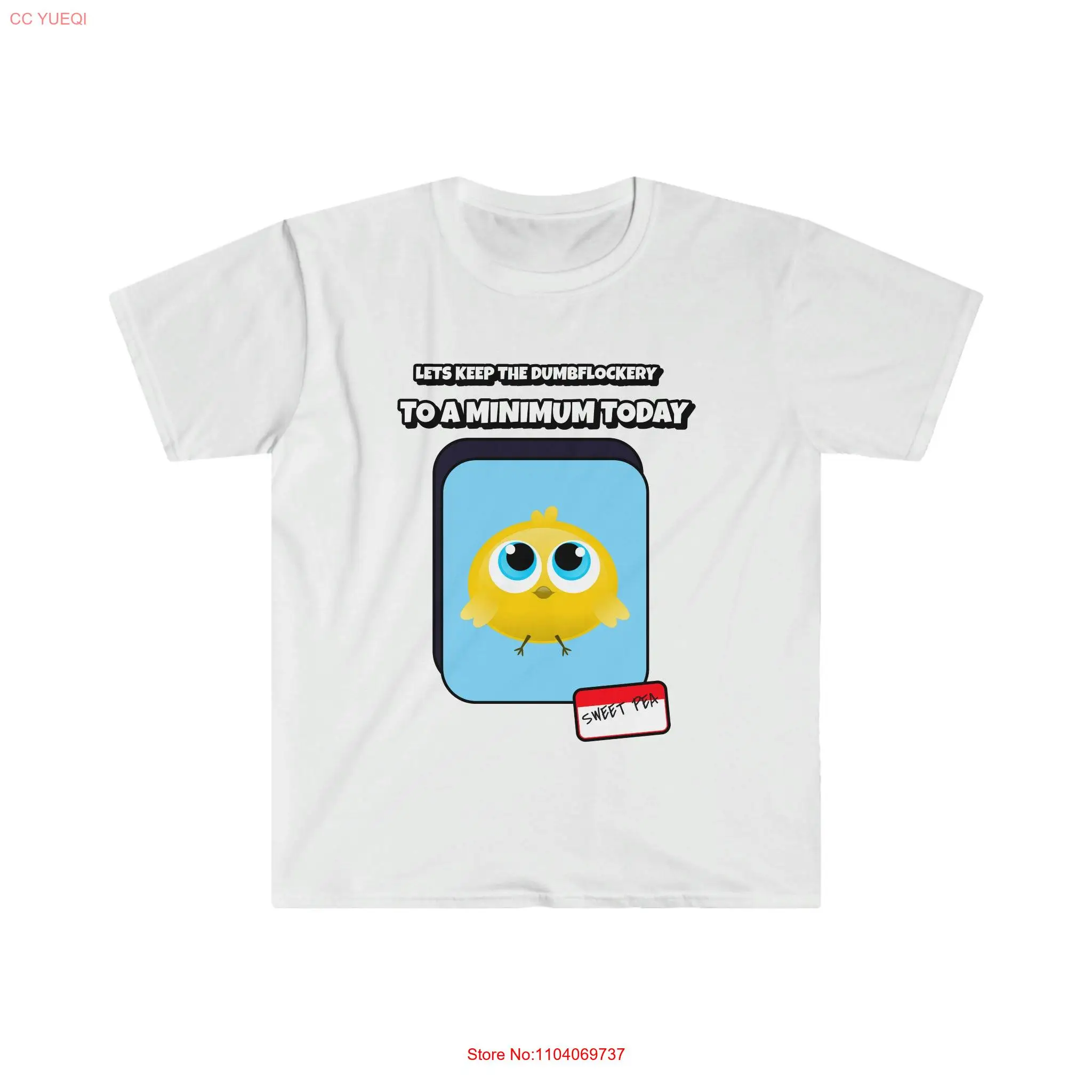 

Забавная футболка Lets Keep The Dumb Flockery To a Minimum Today Birds с длинными или короткими рукавами