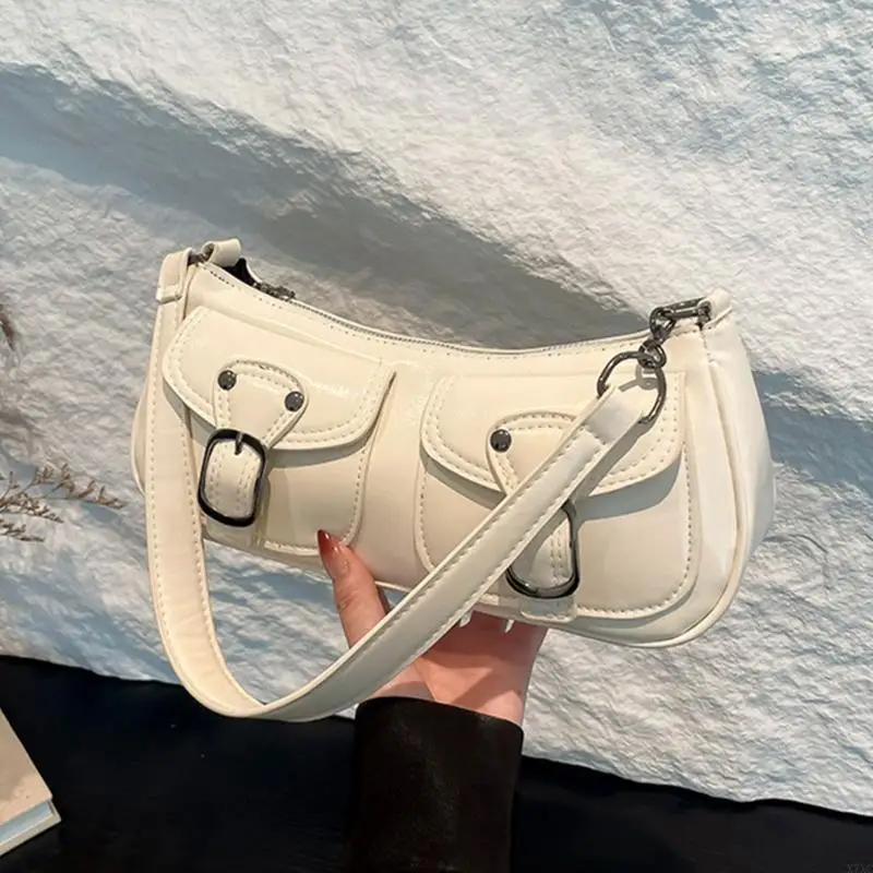 

X7XC Modern Women's PU Shoulder Bag Underarm Purse Satchel for a Sophisticated Look