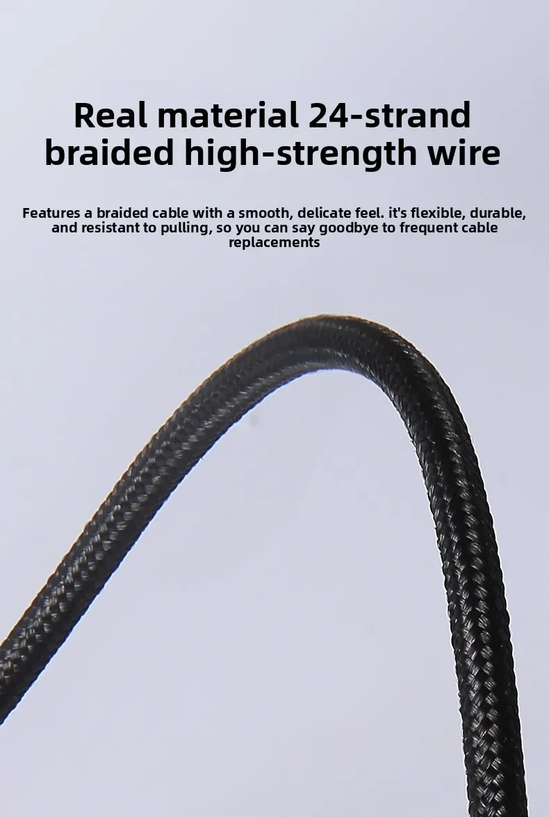 Digital audio cable 3-in-1 Type-C USB Android 3.5mm to dual RCA multifunctional speaker cable