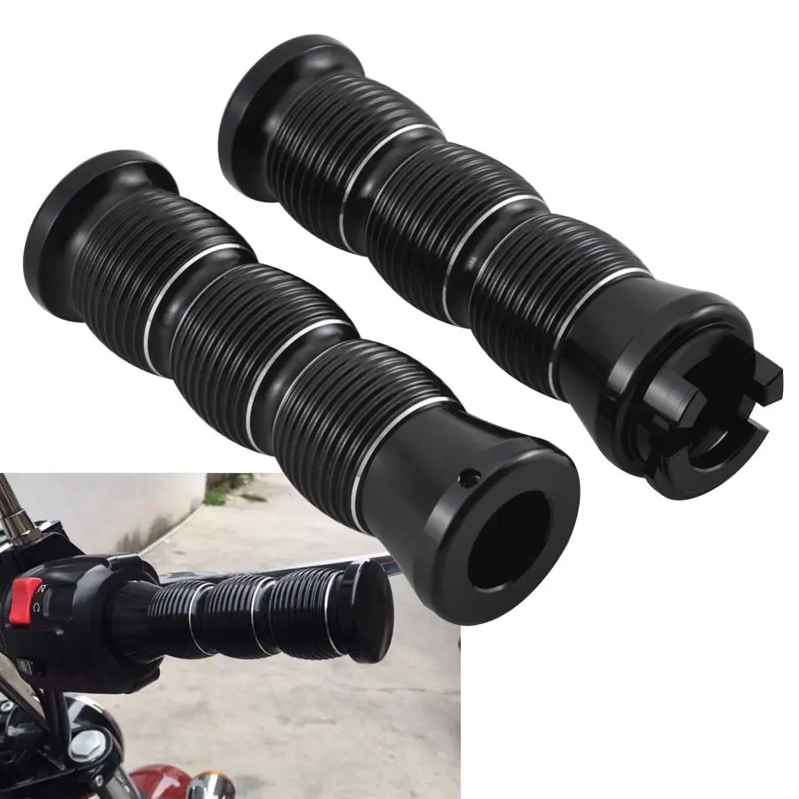 

7/8 "22mm Motorcycle Grips Handlebar Grip Billet Aluminum For Indian Scout Bobber Sixty Rogue Chief Bobber Dark Horse 2016-2023