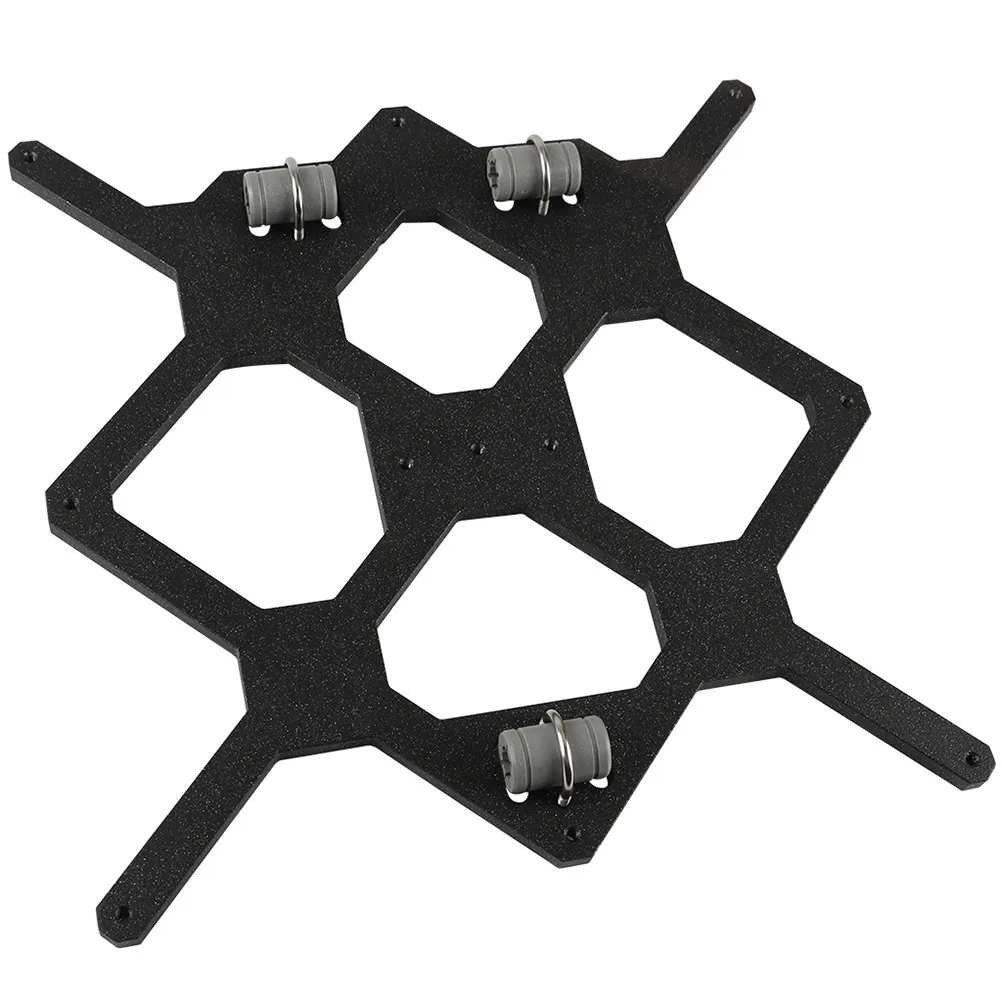 

1Set 3D Printer Hot Bed Support Plate Kit Brushed Aluminum for I3 0.5mm Lm8uu Clamp Compatible Bed Mounting