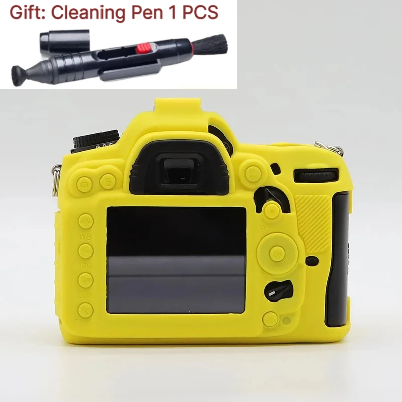 For Nikon D7000 Protective Cover Soft Rubber Skin Armor Camera Body Protector Cut-proof waterproof Case +1 PCS Free Cleaning Pen