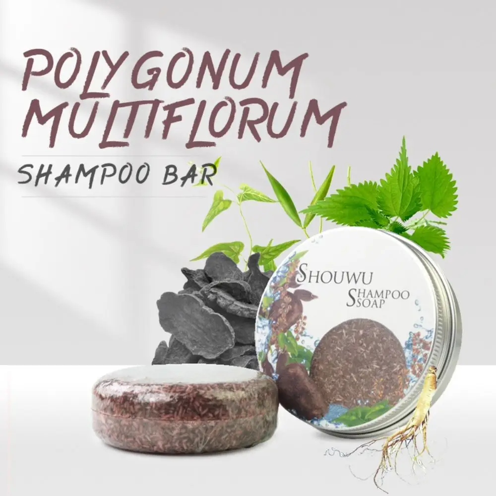 Natürliche organische Conditioner Polygonum Seifen Kopfhaut reinigung Antisch uppen er shu wu Seife beruhigt die Kopfhaut Haar Shampoo Seife