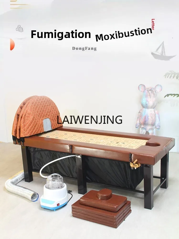 MJY Moxibustion Whole Body Moxibustion Chinese Herbal Medicine Fumigation Bed Bianshi Sweat Steaming Physiotherapy Bed