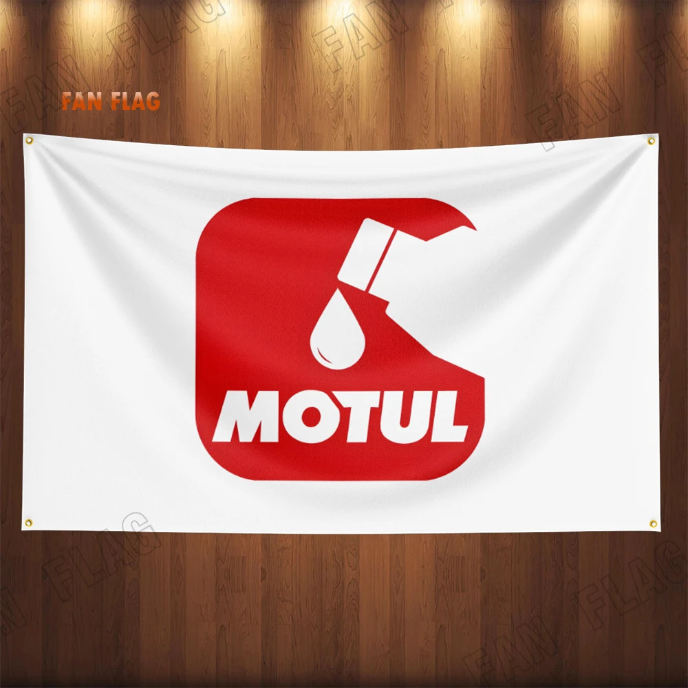 Motuls Motor Oil Flag Motorcycle Racing Car Engine Oil Garage Car Banners Tapestry Flag Garage or Outdoor For Decoration