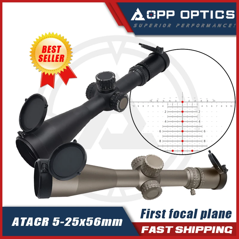Evolution Gear ATACR 5-25x56mm FFP Illuminated HORUS TREMOR3 Reticle Tactical Hunting with Original Markings