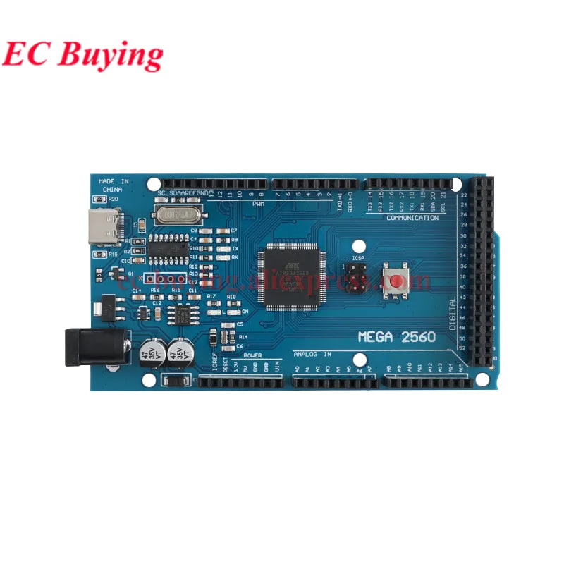 ATMEGA2560 ATMEGA2560-16AU CH340G R3 Moduł rdzenia programowania Embedded Pro Mini Mega WiFi AVR TYPE-C USB dla Arduino Mega256 — zdjęcie produktu 3