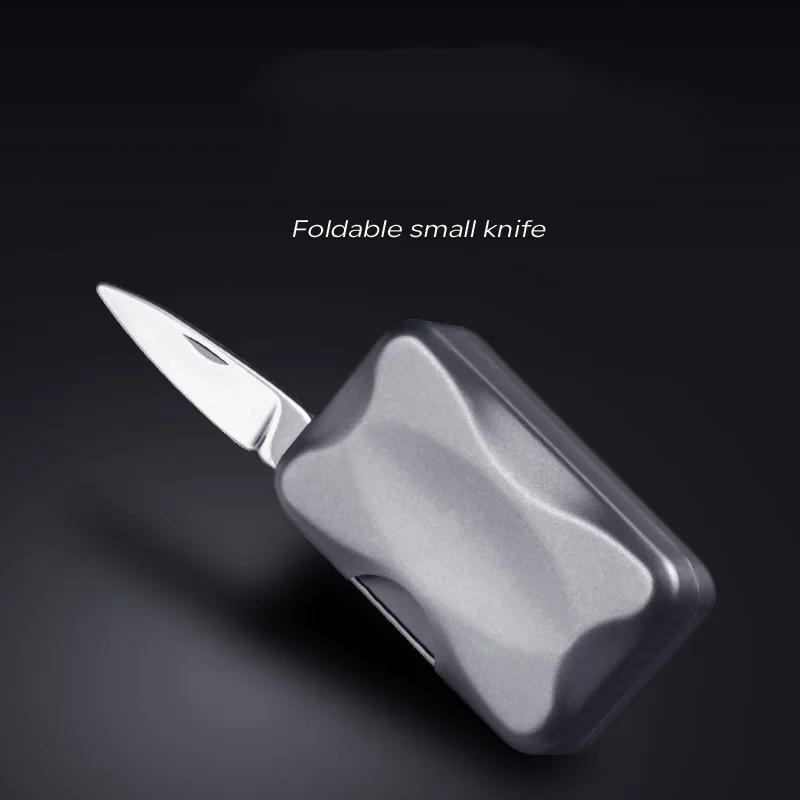 Estilo punk magnético ilimitado cartão de pressão dedo slide trimer edc alívio do estresse brinquedo para aliviar ansiedade e relaxamento