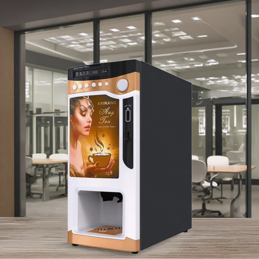 

Coin-Operated Multi-Option Instant Coffee Vending Machine Tea Vendo Machine with SDK Function