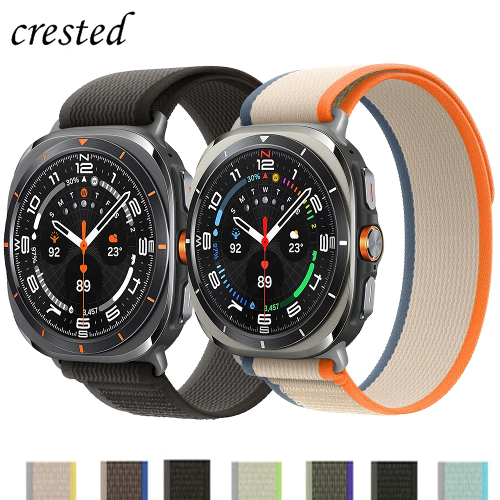 Trail band For Samsung Galaxy Watch 7 Ultra 47mm Accessories Nylon Sport Loop Bracelet correa Galaxy watch ultra Strap 47 mm