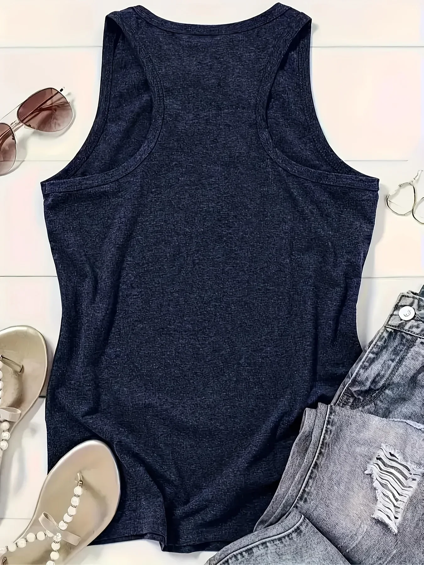 Plus ขนาด 1XL-5XL สุภาพสตรี Casual พิมพ์ O-คอตัดเสื้อฤดูร้อนผู้หญิงแฟชั่นพิมพ์เสื้อแขนกุด