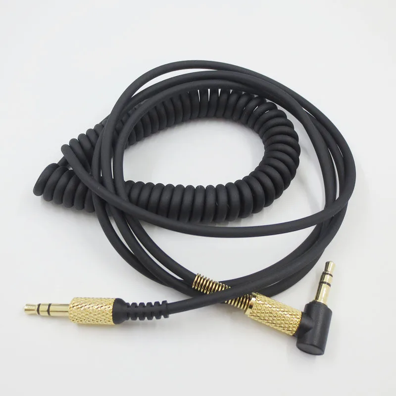 Spring Audio Cable Cord Line for Marshall Major II 2 Monitor Bluetooth Headphone(Without MIC)