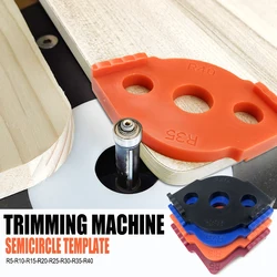 Arc Template Trimming Machine Engraving Machine Round Corner Template R gauge Electric Wood Milling DIY Woodworking Tools