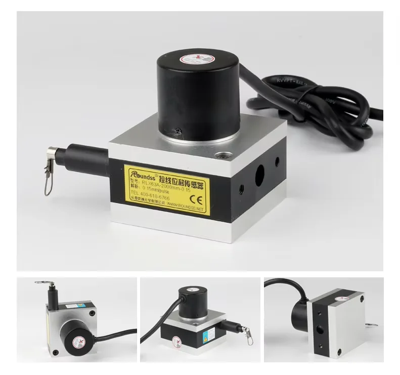 RLP50S High-Precision Absolute Rotary Draw-wire Encoder with Analog Output IP54 -30~90 Operating Temperature