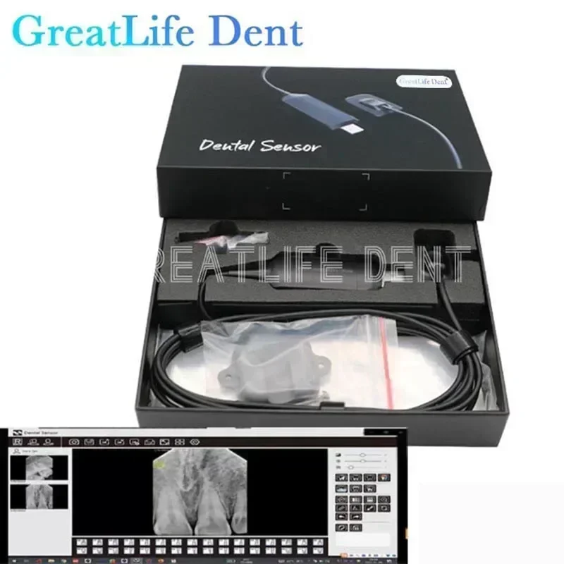 Mexico RU EU In Stock GreatLife Waterproof Original Nanopix Rvg Intraoral Imaging System Digital Dental Sensor X-Ray Rvg Image