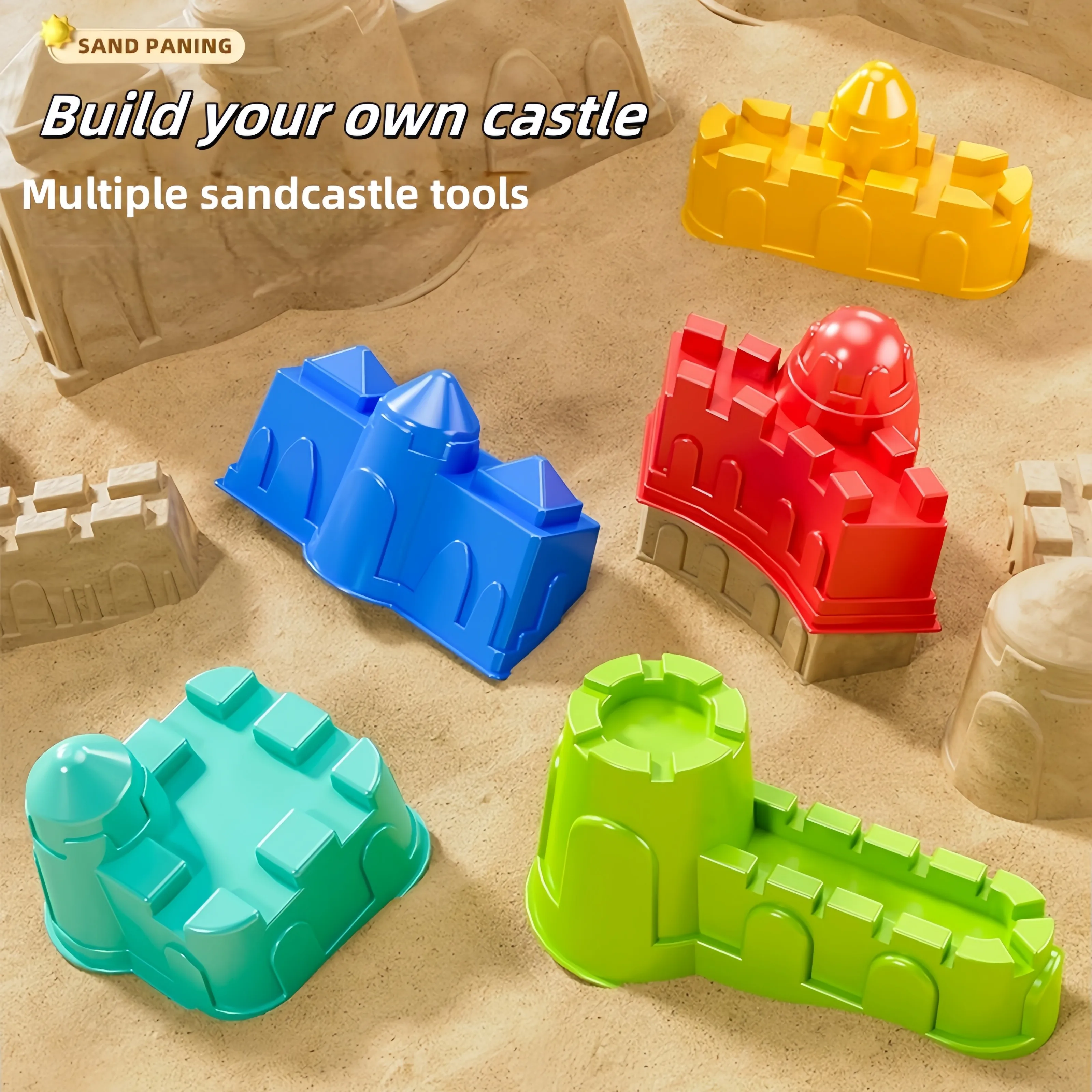 مجموعة ألعاب الشاطئ للأطفال للأولاد والبنات للعب بالرمل والثلج والماء والبستنة الخارجية وحفر التربة وحفر أبناء الشاطئ #4