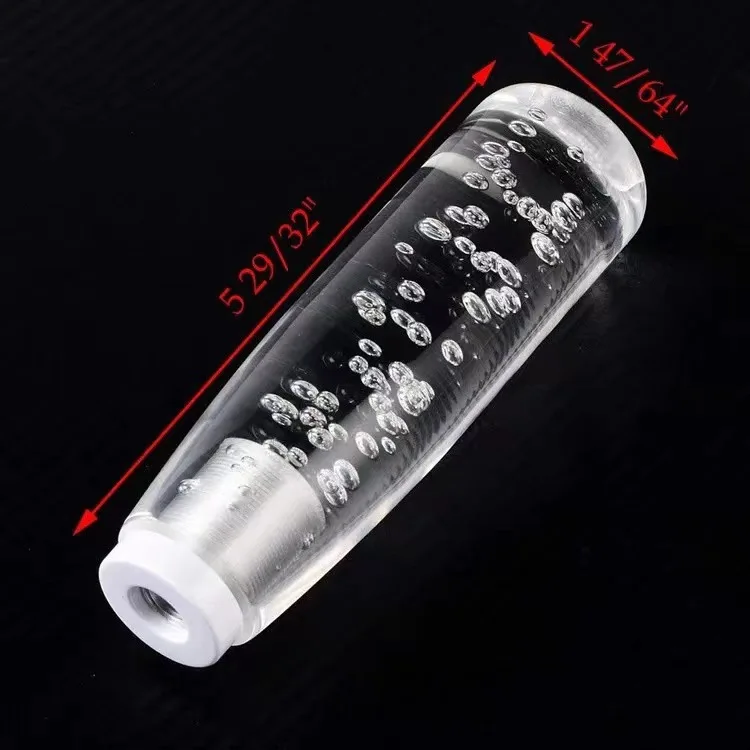 Crystal Transparent Bubble Shift Head Manual Transmission Shifter Multi-colour Gradient Shift Knob