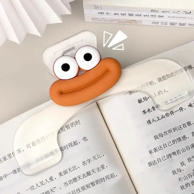 Funny Book Folder Clip Simple Reading Aid Fixed Book Holder Creative Design Practical Note Holder For Bookstore Kawaii Paperclip 5 Funny Book Folder Clip Simple Reading Aid Fixed Book Holder Creative Design Practical Note Holder For Bookstore Kawaii Paperclip 5