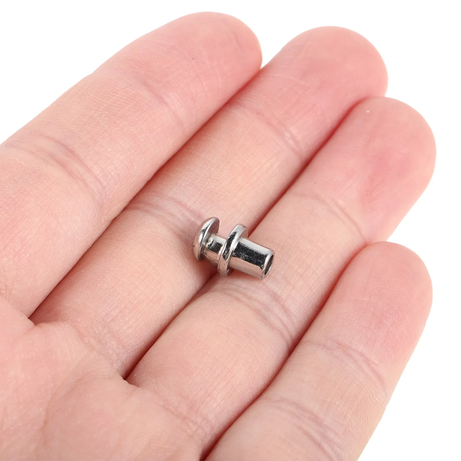 50Pcs Alloy Shoe Lace Buckles Kit Speed Hooks with Rivets for Boot Repair DIY Outdoor Hiking Shoes Fasteners Metal Buckle